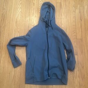 Old Navy Dynamic Fleece 4.0 Zip Hoodie Large Wintry Waters Blue